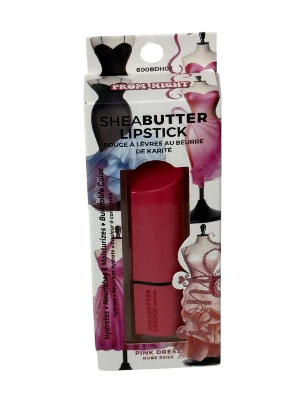 Ioni Shea Butter Lipstick Pink Dress Prom Night Moisturizing Lip Color New